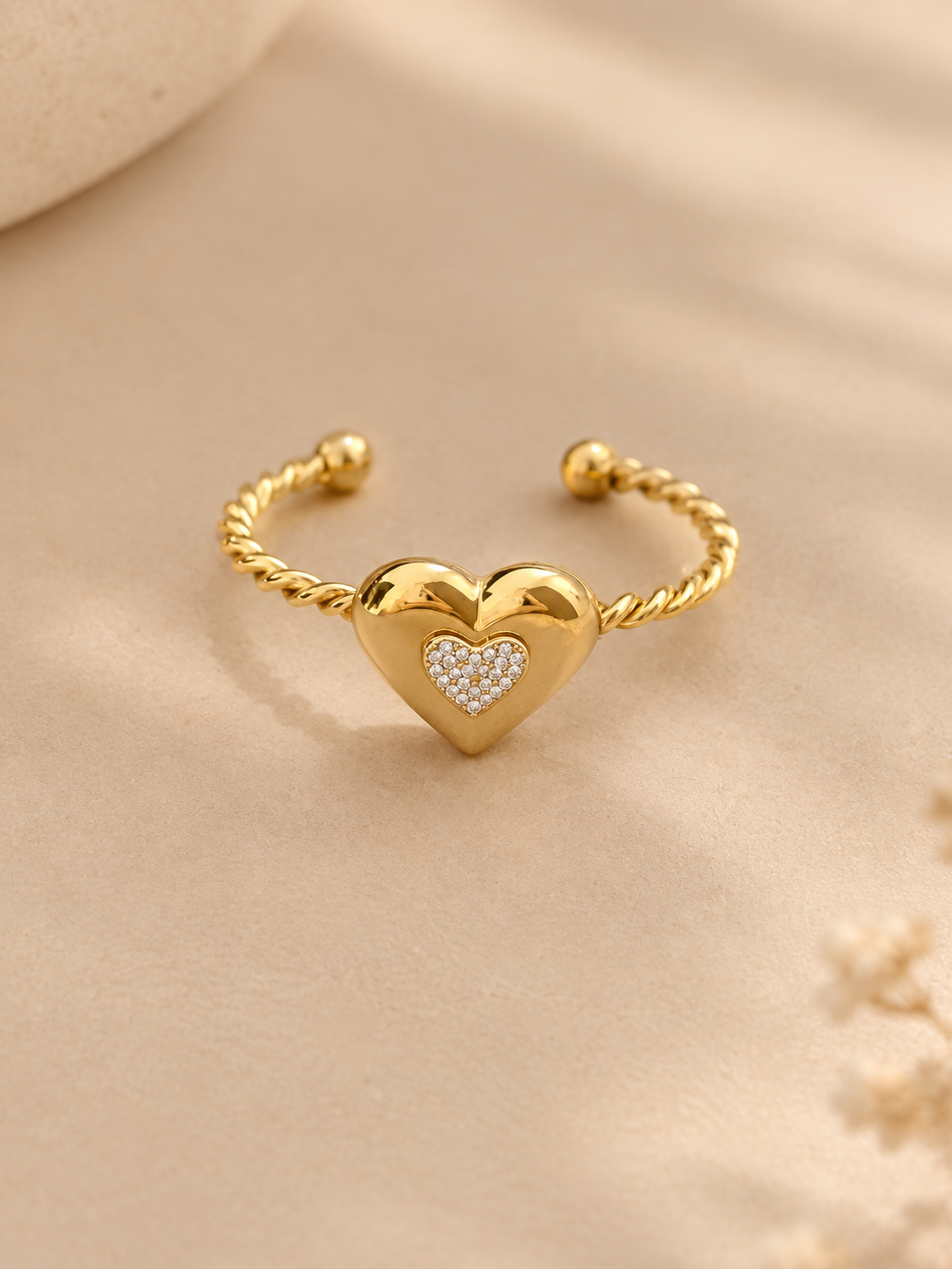 Bracciale torcion "Heart"