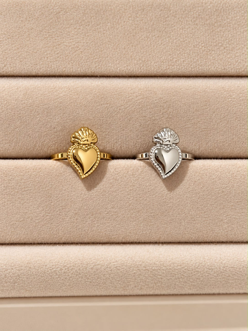Anello Cuore sacro
