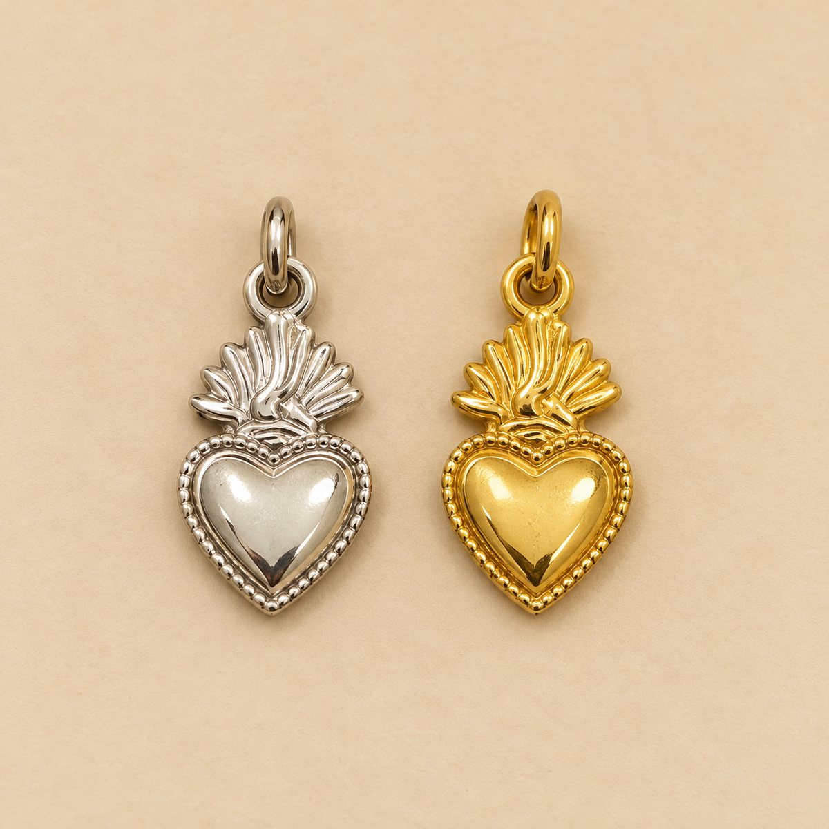 Mini charm Cuore divino