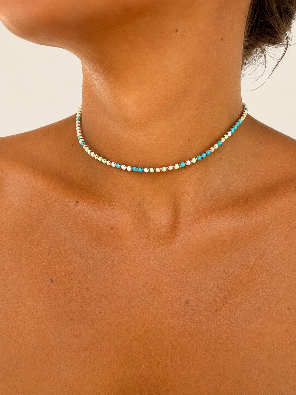Collana choker “Pastello”